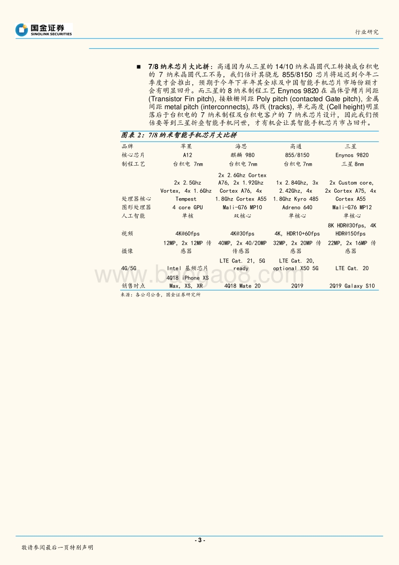 半导体行业研究：中国智能手机芯片系列追踪报告（一）.pdf_第3页