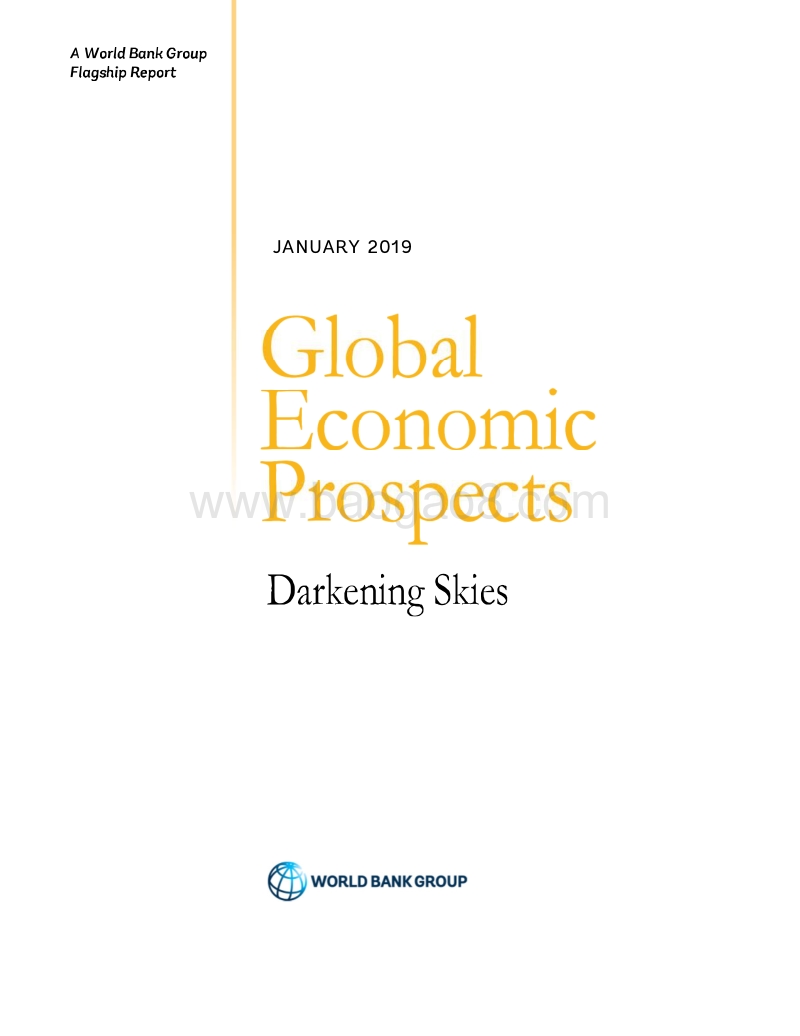 世界银行-2019全球经济前景黯淡.pdf_第2页