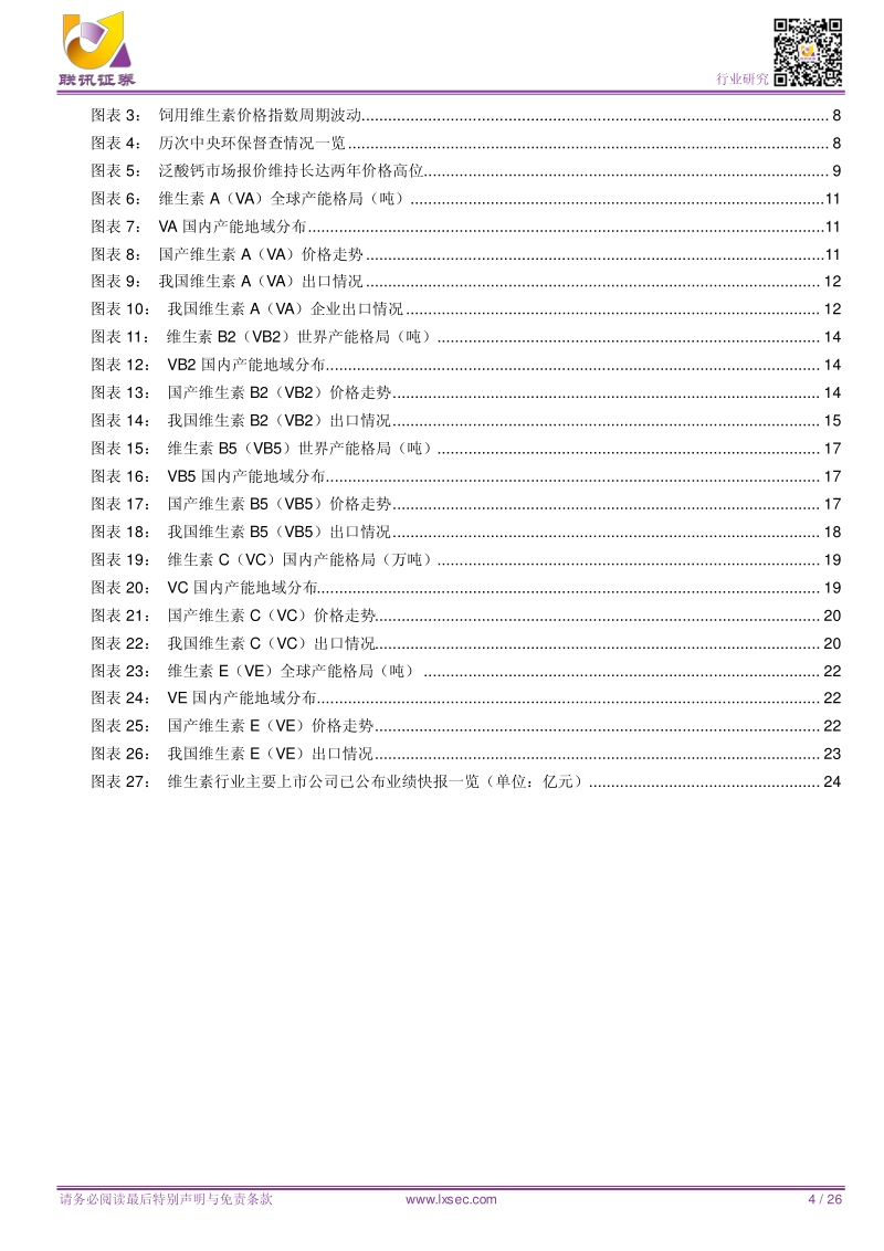 维生素原料药：行业周期弱化，产品价格维持高位是新常态.pdf_第4页