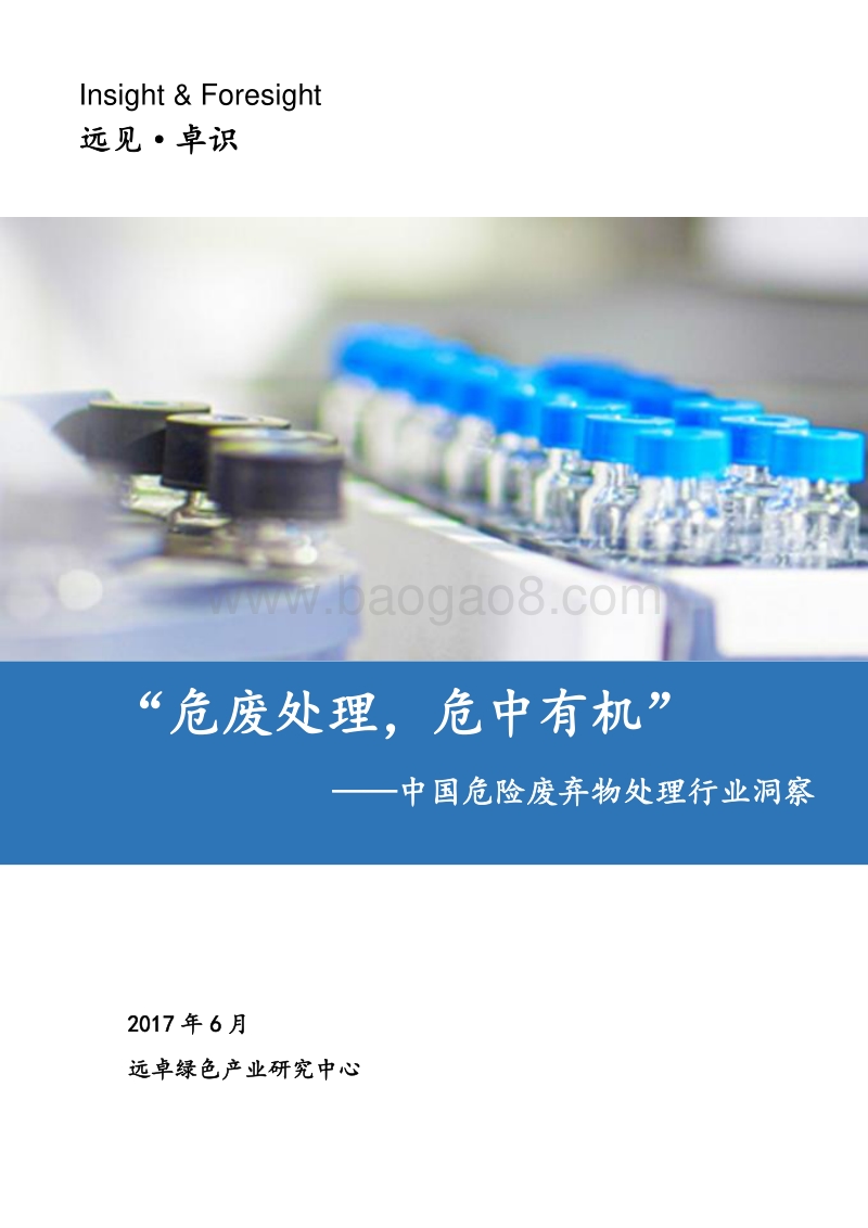 中国危险废弃物处理行业洞察.pdf_第1页