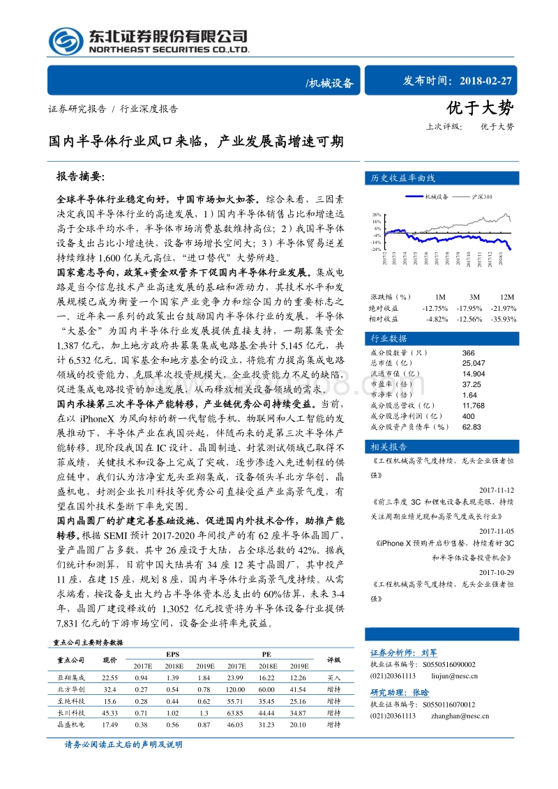 国内半导体行业风口来临，产业发展高增速可期.pdf_第1页