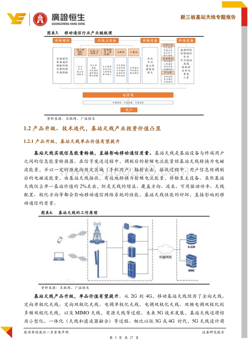 基站天线专题报告：我国5G有望引领全球，基站天线投资价值凸显.pdf_第5页