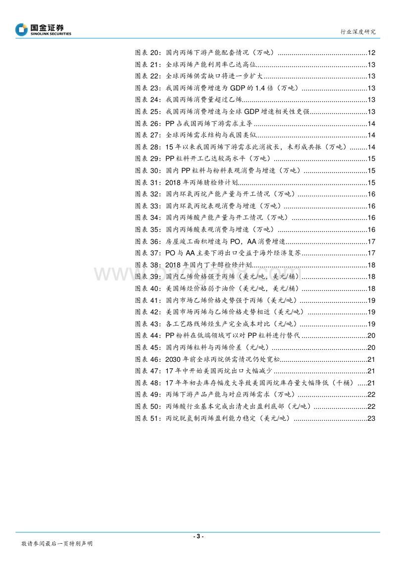 C3产业链系列研究之一：投产高峰结束，C3行业进入上行周期.pdf_第3页