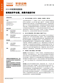 2018年宏观年度分析报告：宏观经济平台期，消费升级进行时.pdf
