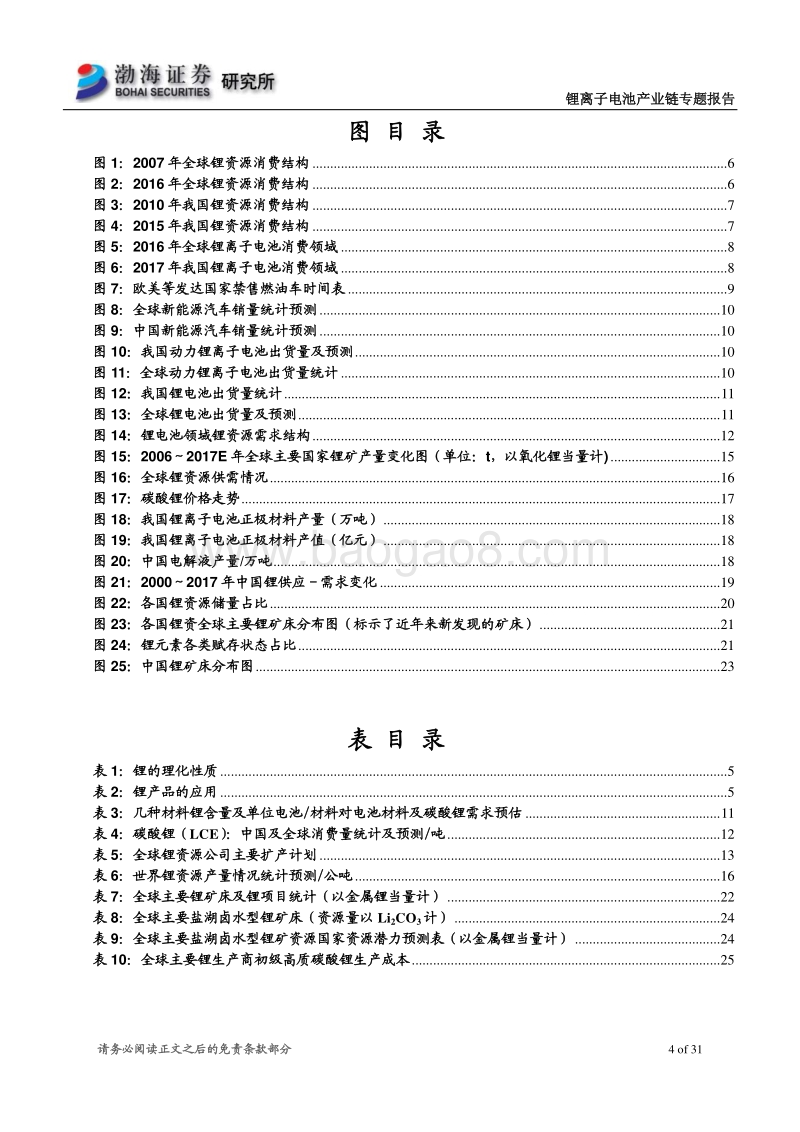 锂离子电池产业链专题系列之锂行业专题报告：中期锂资源供需基本面仍会紧平衡.pdf_第4页
