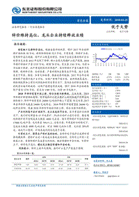 有色金属行业深度报告：锌价维持高位，龙头企业持续释放业绩.pdf