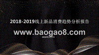 2018-2019线上新品消费趋势分析报告.pptx