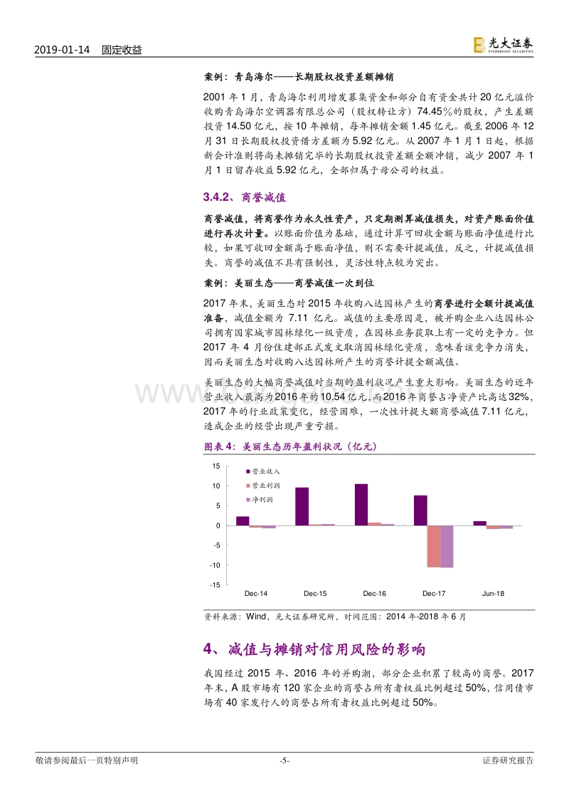 企业财务特征系列研究之六：商誉减值与摊销的区别.pdf_第5页