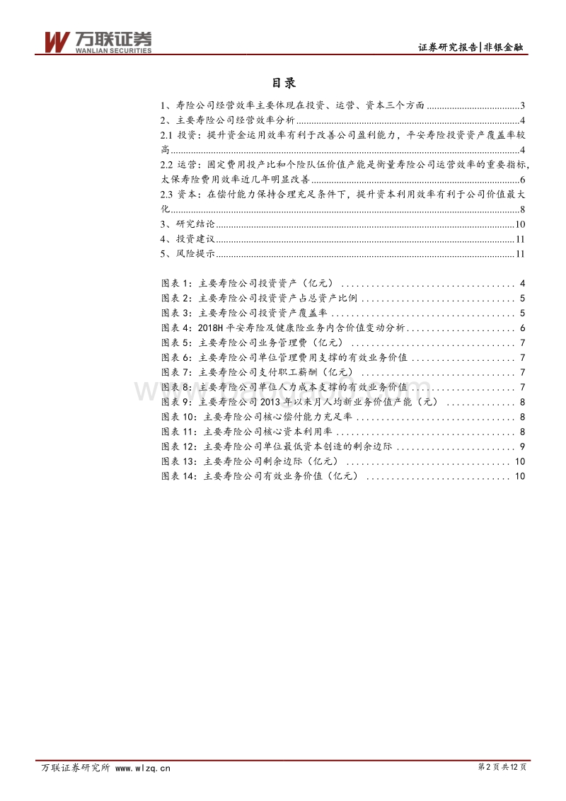 保险行业专题研究之五：从经营效率看寿险公司价值提升.pdf_第2页