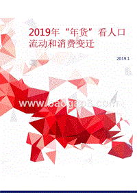 2019年“年货”看人口流动和消费变迁.pptx
