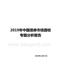 2019年中国债券市场固收专题分析报告.pptx