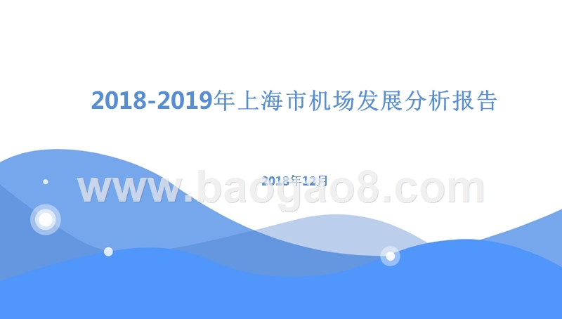2018-2019年上海市机场发展分析报告.pptx_第1页