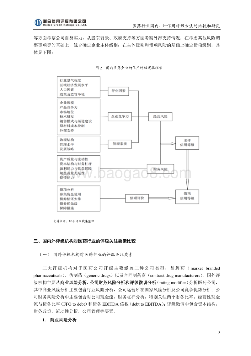 医药行业国内外信用评级方法的比较与研究.pdf_第3页