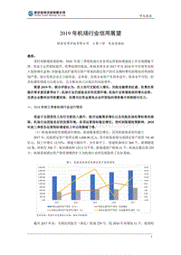 2019年机场行业信用展望.pdf