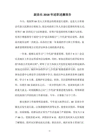 副县长2018年述职述廉报告.docx