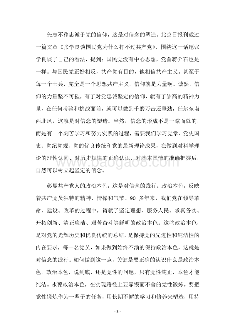 副局长讲政治有信念发言提纲.docx_第3页