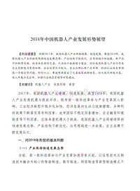 2018年中国机器人产业发展形势展望.pdf