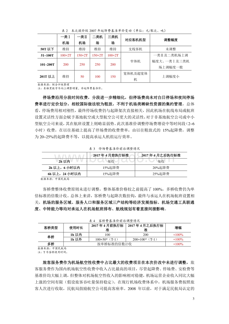机场专题研究：民用机场收费改革研究分析.pdf_第3页