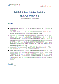 2018年上半年中国金融担保行业信用风险回顾及展望.pdf