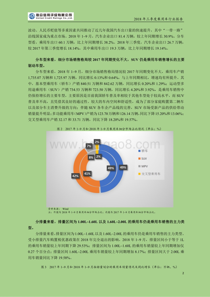 2018年三季报乘用车行业研究报告.pdf_第2页