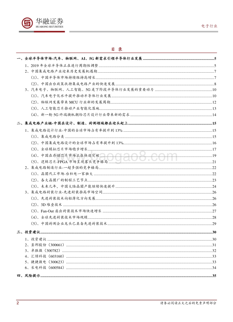 电子元器件行业深度报告：下游需求推动产业升级，中国半导体有望更进一步.pdf_第2页