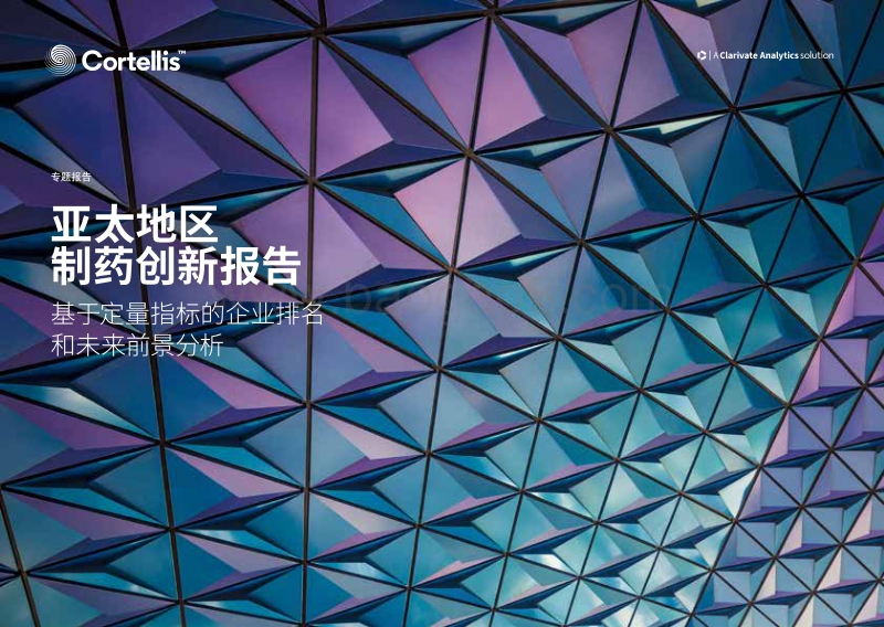 亚太地区制药创新报告：基于定量指标的企业排名和未来前景分析.pdf_第1页