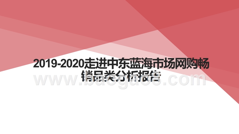 2019-2020走进中东蓝海市场网购畅销品类分析报告.pptx_第1页
