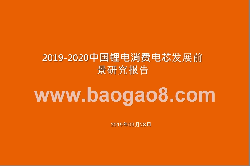 2019-2020中国锂电消费电芯发展前景研究报告.pptx_第1页