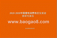 2019-2020中国锂电消费电芯发展前景研究报告.pptx
