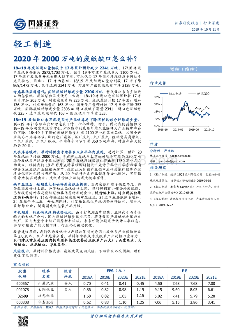 2020年2000万吨的废纸缺口怎么补？.pdf_第1页