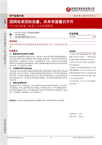电气设备（电表）行业专题报告：国网电表招标放量，未来有望量价齐升.pdf