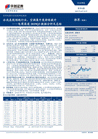 家用电器行业电商渠道2019Q3数据分析及总结：冰洗表现领跑行业，空调集中度持续提升.pdf