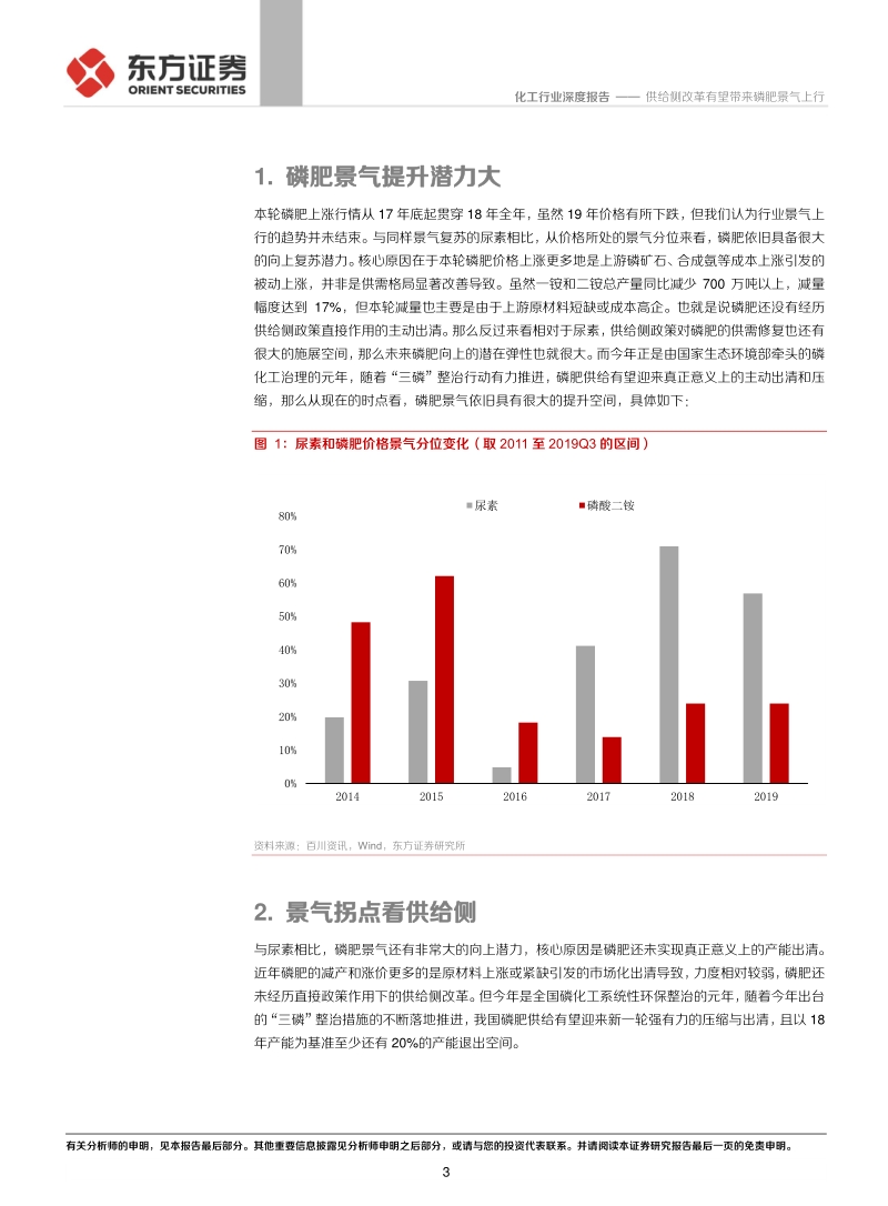 化工行业深度报告：供给侧改革有望带来磷肥景气上行.pdf_第3页