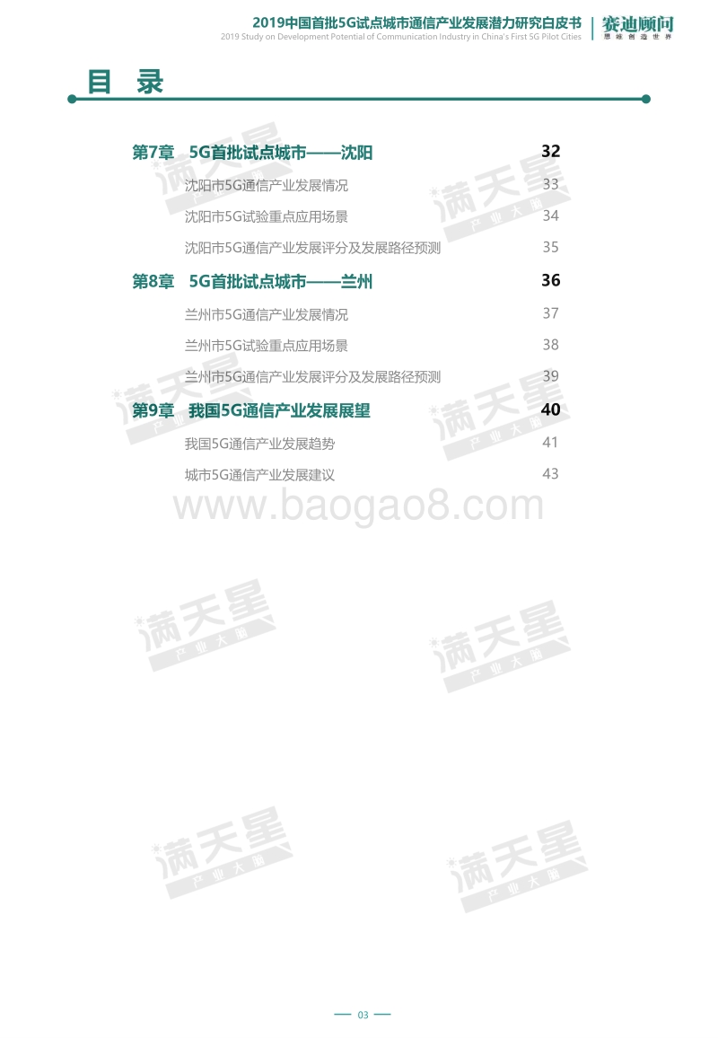 2019中国首批5G试点城市通信产业发展潜力研究白皮书.pdf_第3页