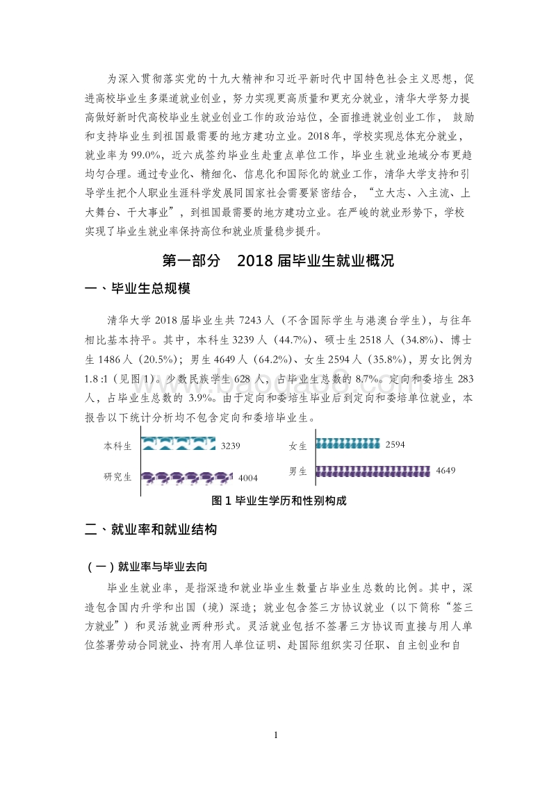 清华大学2018年毕业生就业质量分析报告.docx_第3页