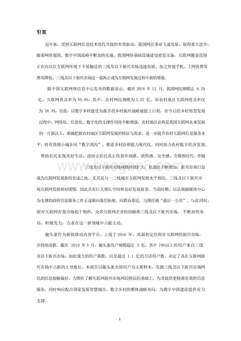 2019-2020三线及以下新兴市场网民触网习惯研究报告.docx_第2页