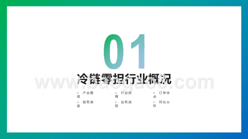 2019-2020冷链零担市场研究报告.pptx_第3页