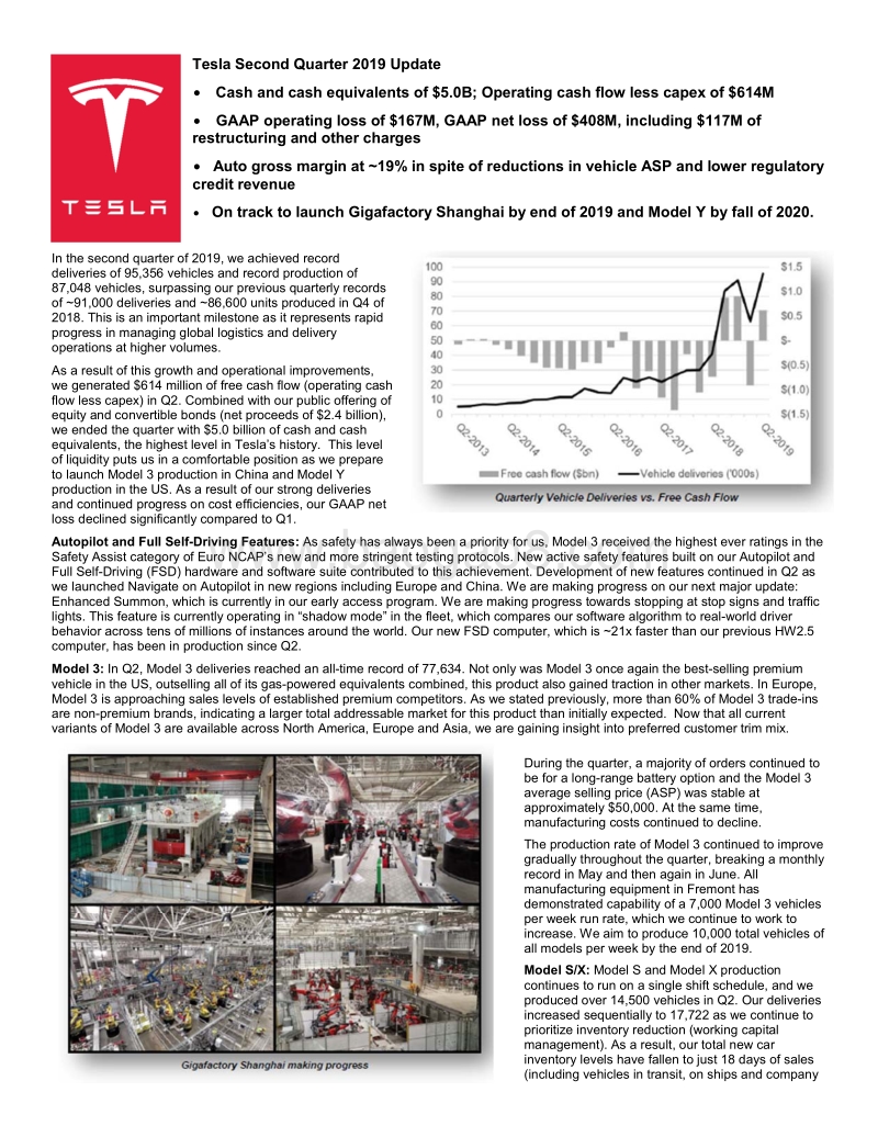 2019财年第二季度特斯拉汽车.pdf_第1页
