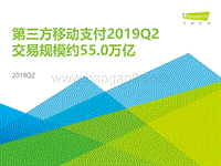 2019Q2中国第三方支付季度数据发布.pdf