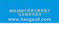 2019-2020中国就诊服务数字化发展研究报告.pptx