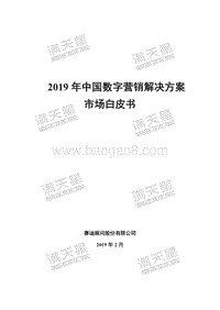 2019年中国数字营销解决方案市场白皮书.pdf