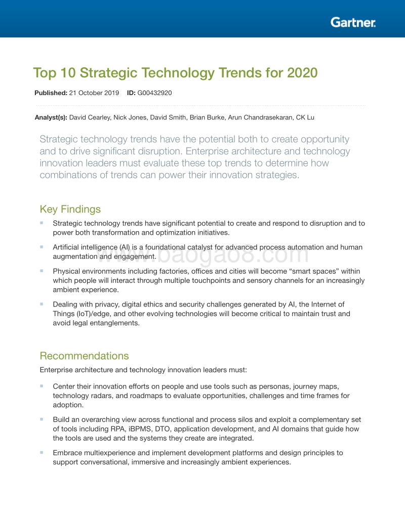 2020年十大战略技术趋势.pdf_第1页