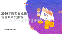 2020年医药行业投资前景研究报告.pptx