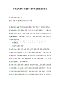 市就业局2017年度部门整体支出绩效自评报告.docx