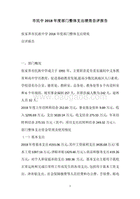 市民中2018年度部门整体支出绩效自评报告.docx