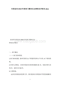 市质监局2018年度部门整体支出绩效自评报告.docx.docx