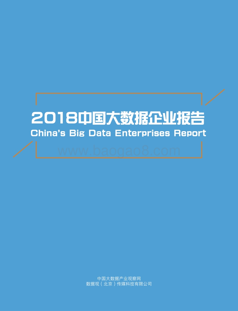 2018中国大数据企业报告.pdf_第1页