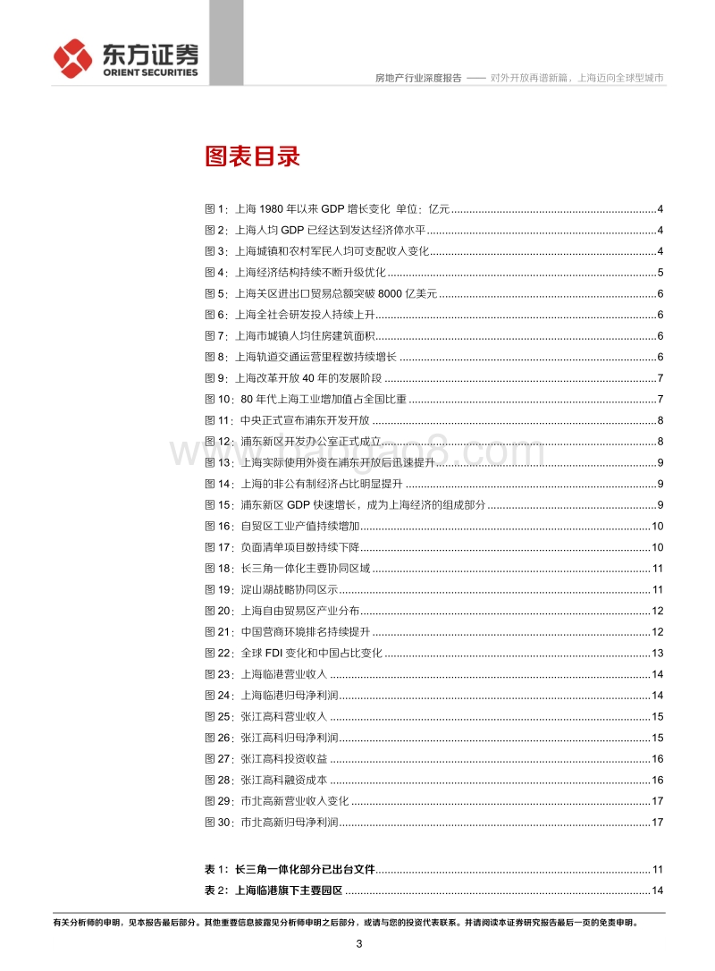 房地产行业：对外开放再谱新篇，上海迈向全球型城市.pdf_第3页