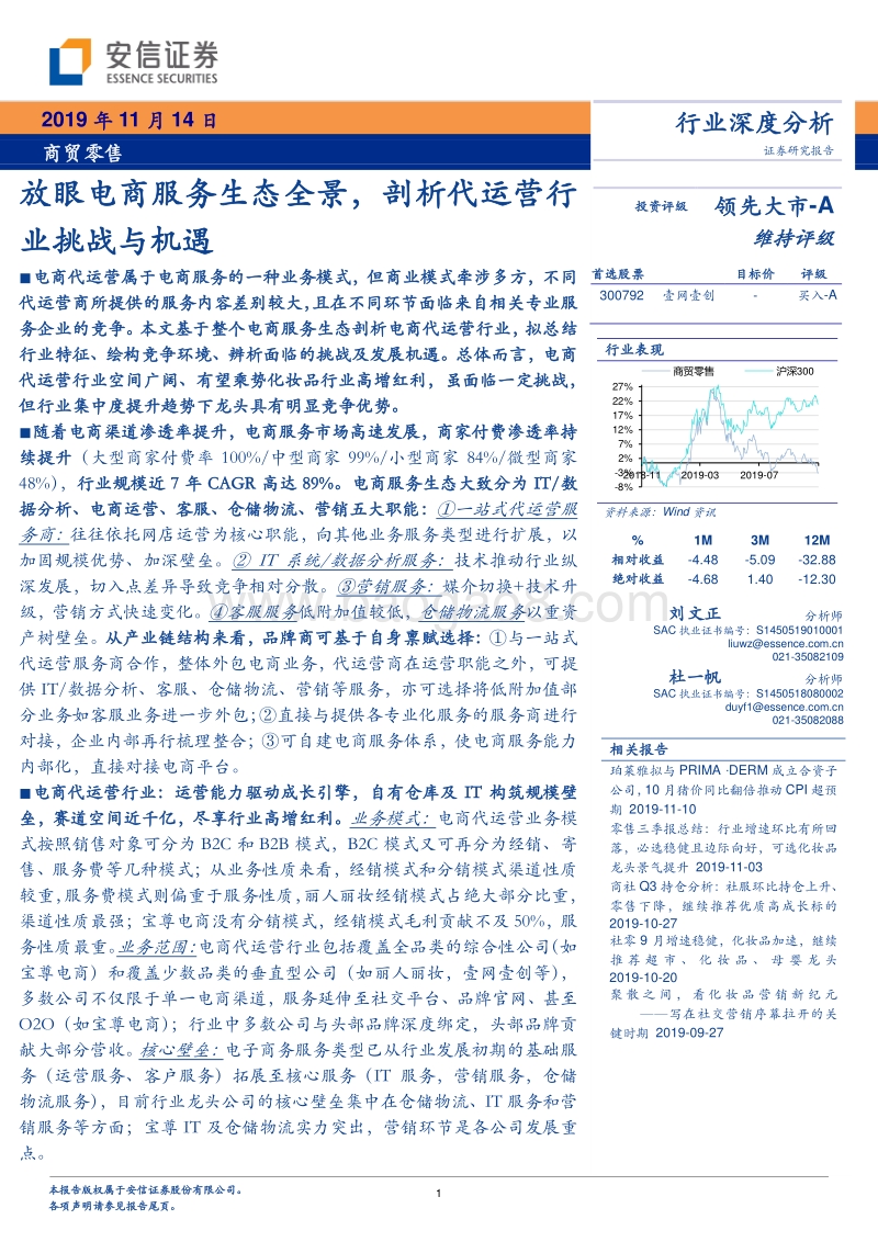 放眼电商服务生态全景，剖析代运营行业挑战与机遇.pdf_第1页