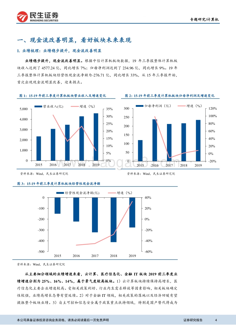 2019年计算机行业三季报总结.pdf_第4页